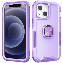 3 in 1 PC + TPU Phone Case with Ring Holder, For iPhone X & XS, For iPhone XR, For iPhone XS Max, For iPhone 13 mini, For iPhone 12 mini