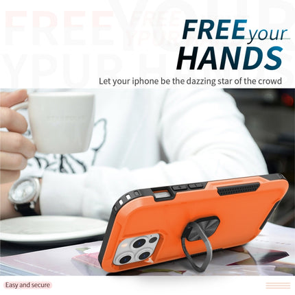 3 in 1 PC + TPU Phone Case with Ring Holder