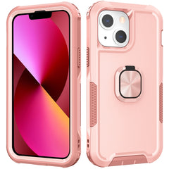 3 in 1 PC + TPU Phone Case with Ring Holder, For iPhone 13 Pro Max, For iPhone 12 Pro Max, For iPhone 13 Pro, For iPhone 13, For iPhone 12 / 12 Pro