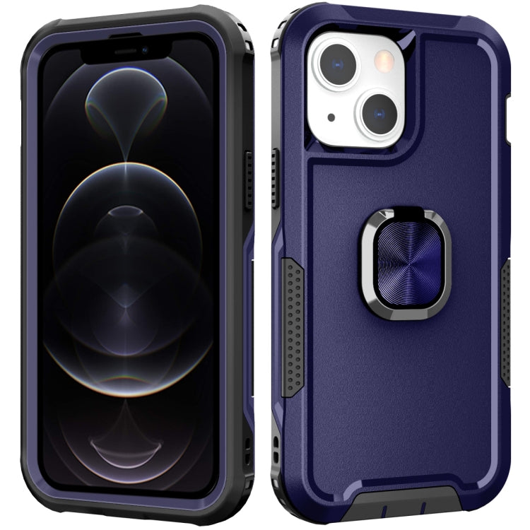3 in 1 PC + TPU Phone Case with Ring Holder, For iPhone 12 / 12 Pro