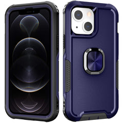 3 in 1 PC + TPU Phone Case with Ring Holder, For iPhone 13 Pro Max, For iPhone 12 Pro Max, For iPhone 13 Pro, For iPhone 13, For iPhone 12 / 12 Pro