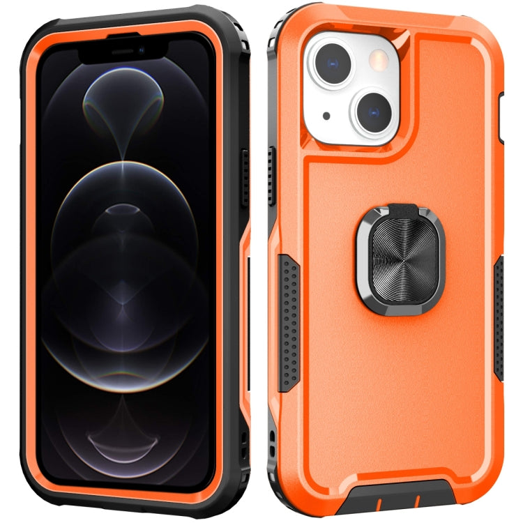 3 in 1 PC + TPU Phone Case with Ring Holder, For iPhone 12 / 12 Pro