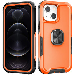 3 in 1 PC + TPU Phone Case with Ring Holder, For iPhone 13 Pro Max, For iPhone 12 Pro Max, For iPhone 13 Pro, For iPhone 13, For iPhone 12 / 12 Pro