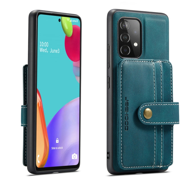 JEEHOOD RFID Blocking Anti-Theft Magnetic PU + TPU Phone Case with Card Slot, For Samsung Galaxy A32 5G, For Samsung Galaxy A12 5G, For Samsung Galaxy A52 5G / 4G, For Samsung Galaxy A72 5G / 4G, For Samsung Galaxy A71 5G, For Samsung Galaxy Note20 Ult...