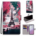 For Motorola Moto G10/G20/G30 / Pink Flower Tower Bridge