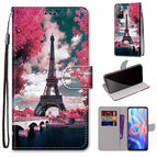 For Xiaomi Redmi Note 11 / Pink Flower Tower Bridge