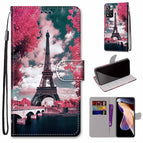 For Xiaomi Redmi Note 11 Pro/11 Pro+ / Pink Flower Tower Bridge