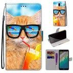 For Nokia C01 Plus / Cat Drinking Soda