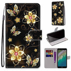 For Nokia C01 Plus / Gold Diamond Butterfly