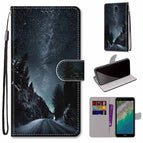 For Nokia C01 Plus / Mountain Road Starry Sky