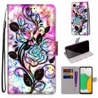 For Samsung Galaxy A03 Core / Color Bottom Hollow Flower