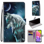 For Samsung Galaxy A03s 166mm Version / Pensive Wolf