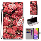 For Samsung Galaxy A03s 166mm Version / Pink Rose Garden