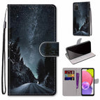 For Samsung Galaxy A03s 166mm Version / Mountain Road Starry Sky
