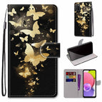 For Samsung Galaxy A03s 166mm Version / Golden Butterfly Group