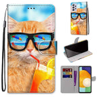For Samsung Galaxy A33 5G / Cat Drinking Soda