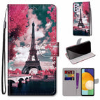 For Samsung Galaxy A33 5G / Pink Flower Tower Bridge