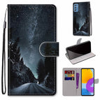 For Samsung Galaxy M52 5G / Mountain Road Starry Sky