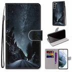 For Samsung Galaxy S22 5G / Mountain Road Starry Sky