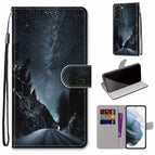For Samsung Galaxy S22+ 5G / Mountain Road Starry Sky