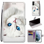 For Samsung Galaxy S22+ 5G / White Kitten