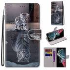 For Samsung Galaxy S22 Ultra 5G / Cat Becomes Tiger