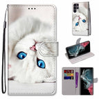 For Samsung Galaxy S22 Ultra 5G / White Kitten