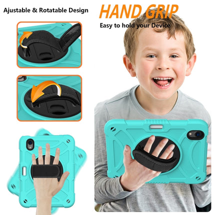 Funda híbrida de silicona para tableta con soporte, correa para la mano y correa para el hombro, para iPad mini 6 / mini 2024