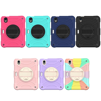 Funda híbrida de silicona para tableta con soporte, correa para la mano y correa para el hombro, para iPad mini 6 / mini 2024