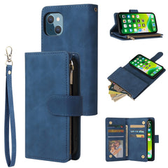 Multifunctional Phone Leather Case with Card Slot & Holder & Zipper Wallet & Photo Frame, For iPhone 13 mini, For iPhone 13, For iPhone 13 Pro, For iPhone 13 Pro Max