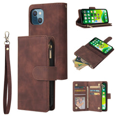 Multifunctional Phone Leather Case with Card Slot & Holder & Zipper Wallet & Photo Frame, For iPhone 13 mini, For iPhone 13, For iPhone 13 Pro, For iPhone 13 Pro Max