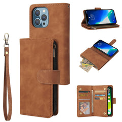 Multifunctional Phone Leather Case with Card Slot & Holder & Zipper Wallet & Photo Frame, For iPhone 13 mini, For iPhone 13, For iPhone 13 Pro, For iPhone 13 Pro Max