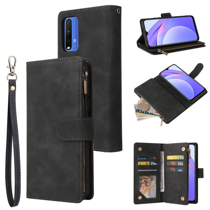 Multifunctional Phone Leather Case with Card Slot & Holder & Zipper Wallet & Photo Frame, For Xiaomi Redmi Note 9 4G, For Google Pixel 5a 5G, For Google Pixel 6 Pro, For Samsung Galaxy S22 5G
