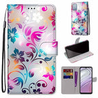 For Motorola Moto G10 / G20 / G30 / Gradient Colorful Flower