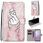 For Motorola Moto G10 / G20 / G30 / Pink Hands Than Hearts