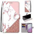 For Motorola Moto G10 / G20 / G30 / Stitching Pink Stone Pattern