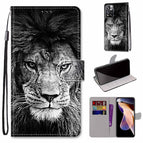 For Xiaomi Redmi Note 11 Pro / 11 Pro+ Global / Black and White Lion Head