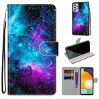 For Samsung Galaxy A33 5G / Purple Green Starry Sky