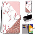 For Samsung Galaxy A33 5G / Stitching Pink Stone Pattern
