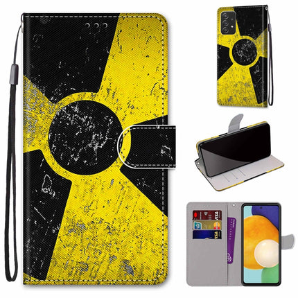 Coloured Drawing Cross Texture Horizontal Flip PU Phone Leather Case with Holder & Card Slots & Wallet & Lanyard(Colorful Layer, For Samsung Galaxy A53 5G Global