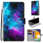 For Samsung Galaxy A53 5G Global / Purple Green Starry Sky