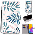 For Samsung Galaxy M52 5G / Pink Green Needles