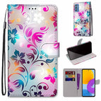For Samsung Galaxy M52 5G / Gradient Colorful Flower