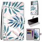 For Samsung Galaxy S22 5G / Pink Green Needles