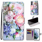 For Samsung Galaxy S22 5G / Light Pink Bouquet