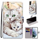 For Samsung Galaxy S22+ 5G / Big Cat Hugging Kitten