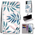 For Samsung Galaxy S22+ 5G / Pink Green Needles