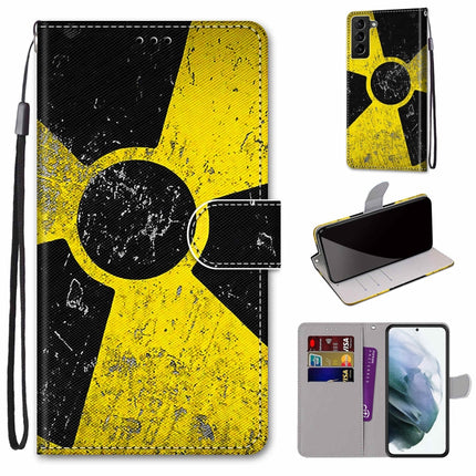 Coloured Drawing Cross Texture Horizontal Flip PU Phone Leather Case with Holder & Card Slots & Wallet & Lanyard(Colorful Layer, For Samsung Galaxy S22+ 5G