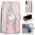 For Samsung Galaxy S22+ 5G / Pink Hands Than Hearts