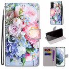 For Samsung Galaxy S22+ 5G / Light Pink Bouquet